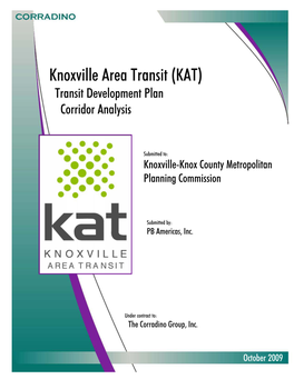 (KAT) Transit Development Plan Corridor Analysis