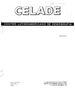 Centro Latinoamericano De Demografia