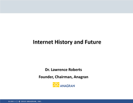 Internet History and Future