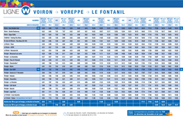 Ligne W : Le Fontanil<>Voreppe<>