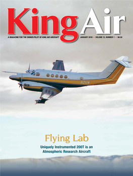 Flying Lab Uniquely Instrumented 200T Is an Atmospheric Research Aircraft