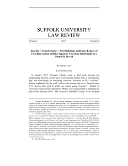 Suffolk University Law Review