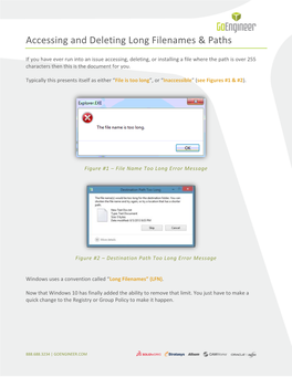 Accessing and Deleting Long Filenames & Paths