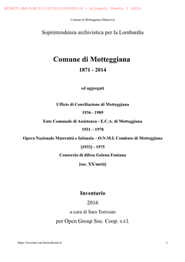Comune Di Motteggiana (Mantova)