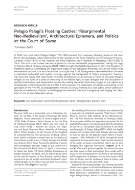 Pelagio Palagi's Floating Castles: 'Risorgimental Neo-Medievalism