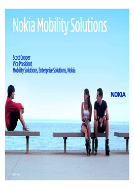 Nokia Mobility Solutions