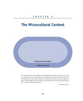 The Microcultural Context