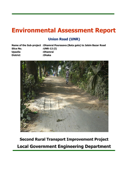 Environmental Assessment Report-UNR