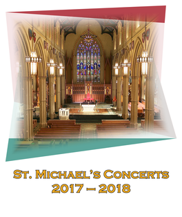 St. Michael's Concerts 2017 – 2018