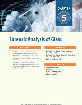 Chapter 5 Forensic Analysis of Glass