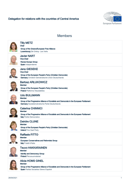 List of Members