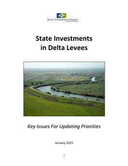 State Investments in Delta Levees