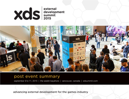 Post Event Summary September 9 to 11, 2015 | the Westin Bayshore | Vancouver, Canada | Xdsummit.Com