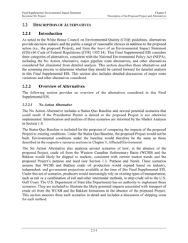 Final Supplemental EIS for the Keystone XL Project