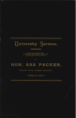 Hon. Asa' Packer