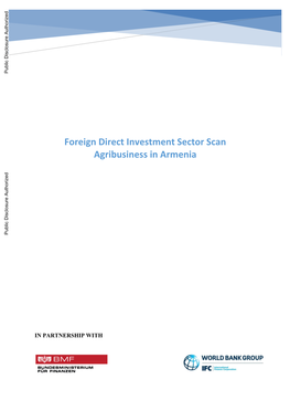 Foreign Direct Investment Sector Scan