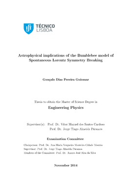 Astrophysical Implications of the Bumblebee Model of Spontaneous Lorentz Symmetry Breaking