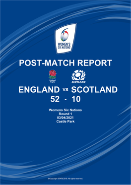 Post-Matchreport England Vs Scotland 52-10