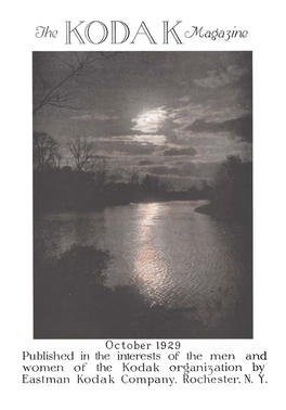 The Kodak Magazine; Vol. 10, No. 5; Oct. 1929