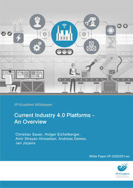 Current Industry 4.0 Platforms – an Overview