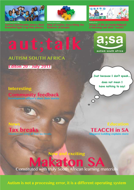 Makaton SA Constituted with Truly South African Learning Materials