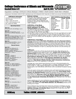 College Conference of Illinois and Wisconsin