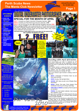 Perth Scuba News 27Mar10