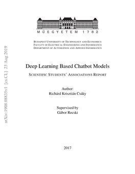 Deep Learning Based Chatbot Models