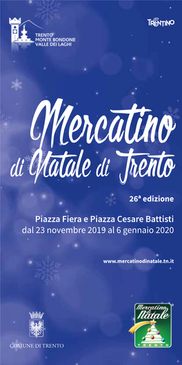 Mercatino Di Natale Di Trento 26ª Edizione