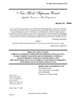 New York Supreme Court Appellate Division—Third Department