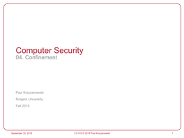 Computer Security 04