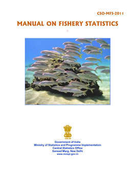 Manual on Fishery Statistics-2012