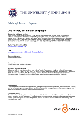 Edinburgh Research Explorer