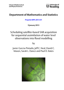 Scheduling Satellite-Based SAR Acquisition for Sequential Assimilation of Water Level Observations Into Flood Modelling