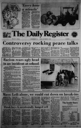 Controversy Rocking Peace Talks