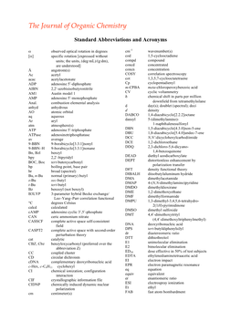 Abbreviations and Acronyms