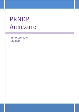 PRNDP Annexure