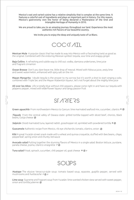Starters Cocktail Soups