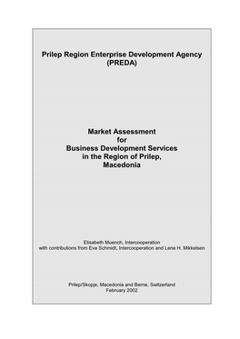 BDS Market Assessment