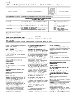 Federal Register/Vol. 72, No. 59/Wednesday, March 28, 2007