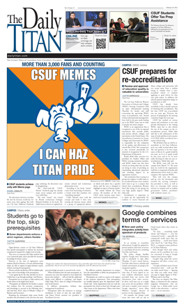 CSUF Prepares for Re-Accreditation