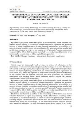 Changes in the Fragmentation and Ecological Stability of the Floodplain