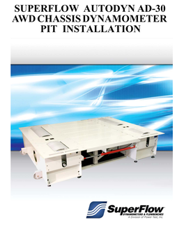 Ad-30 Awd Chassis Dynamometer Pit Installation