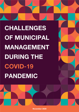 Challenges of Municipal Management During the COVID-19 Pandemic