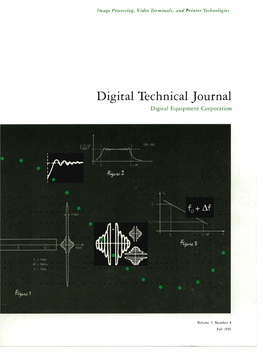 Digital Technical Journal, Volume 3, Number 4: Image Processing
