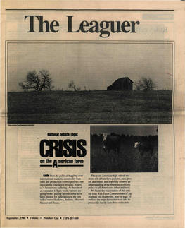 The Leaguer, September 1986