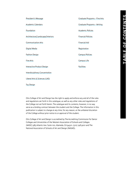 TABLE of CONTENTS 61 Interactive Product Design 115 Facilities