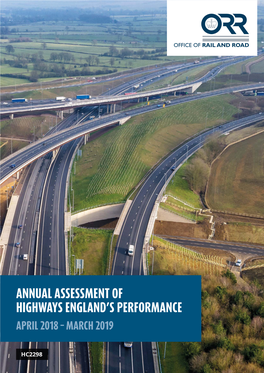 Annual Assessment of Highways England's Performance