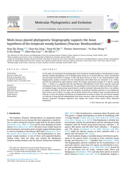 Molecular Phylogenetics and Evolution 96 (2016) 118–129