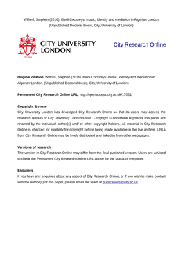 City Research Online